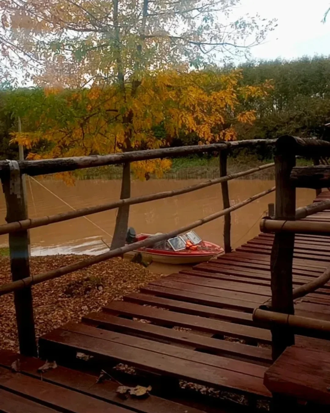 Pesca en otono en el Delta del Parana