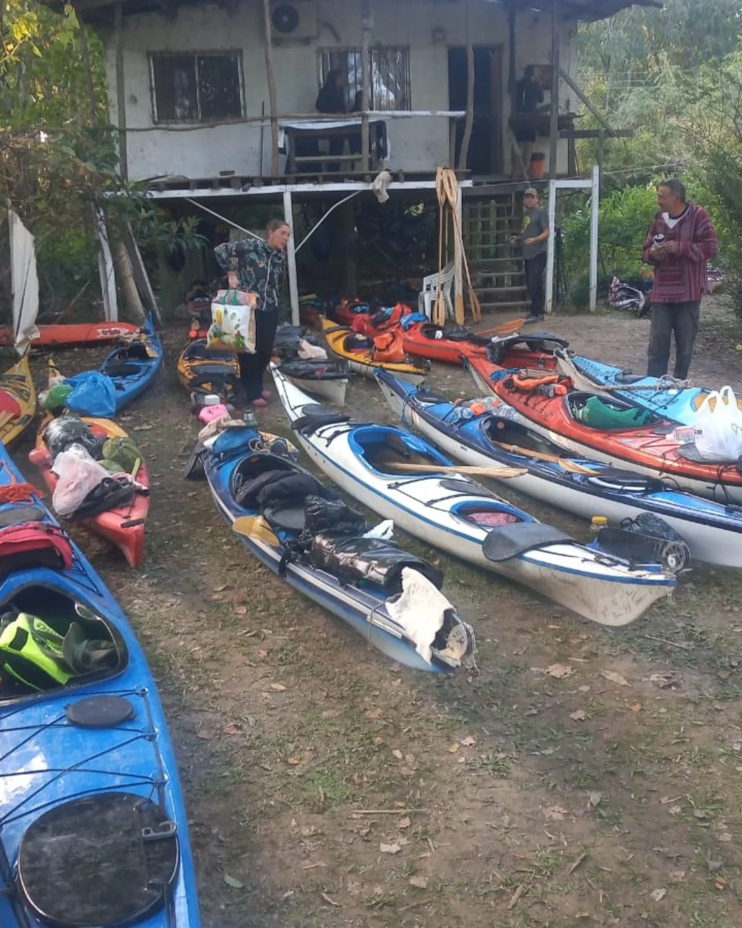 Kayaks en el Delta del Parana, Tigre